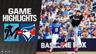 Marlins vs Blue Jays Game Highlights 92924  MLB Highlights [upl. by Arst]