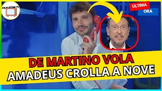 🚨 DE MARTINO ANNIENTA AMADEUS ASCOLTI SHOCK 😱📺 [upl. by Lilah]