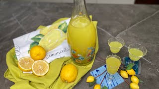 Limoncello fatto in casa ricetta facile di Sorrento [upl. by Kall987]