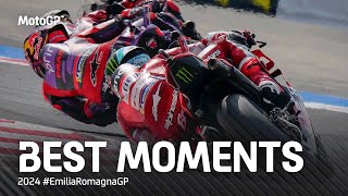 Best MotoGP™ Moments ⚔️  2024 EmiliaRomagnaGP [upl. by Kathryne]