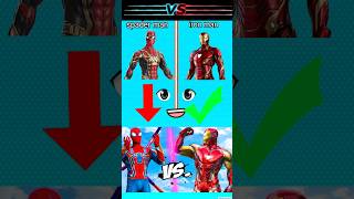 Iron man versus SpiderMan battle short iron man and spiderman ironman spiderman shorts new [upl. by Ardnaxela]