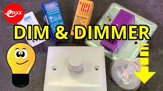 DIM amp DIMMER  The SECRETS of dimming LED lamps to low levels [upl. by Nabatse745]