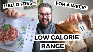 I tried Hello Freshs LOW CALORIE range for a week [upl. by Eisnyl]