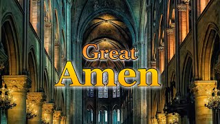 GREAT AMEN by Fr Manoling Francisco SJ with Lyrics [upl. by Fornof632]