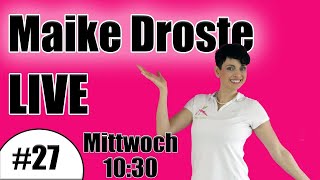 LiveStream mit Maike Droste [upl. by Atteval]