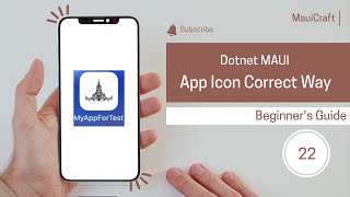 Dotnet MAUI App Icon Correct Way [upl. by Ozner]