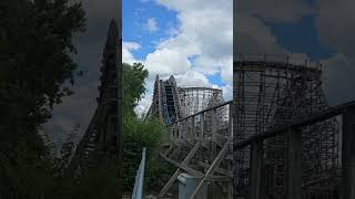 THUNDER RUN WAS INCREDIBLY FORCEFUL AND UNDERATED 🌩🌬 rollercoaster kentuckykingdom travel love [upl. by Eiaj]