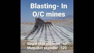 blasting in opencast mining [upl. by Cela]