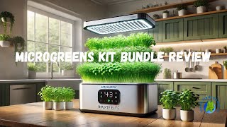 AeroGarden Bounty Elite With MicroGreens Kit Bundle Review [upl. by Zehc]