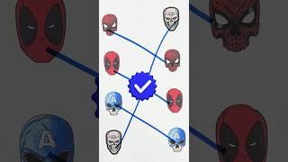 Deadpool connect line match puzzle art deadpoolart [upl. by Nyliret213]