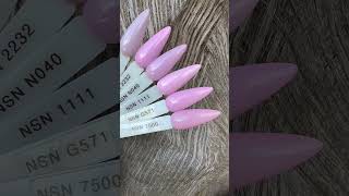 Jasno różowe Pudry Tytanowe Manicure Tytanowy NSN New Style of Nails paznokcie nails nailstyle [upl. by Teleya]