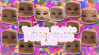 Berry Avenue Face Codes  New Cheeks Variant Ahem 1 Skintones 💜🤍  roblox Bloxburg brookhaven [upl. by Latini]