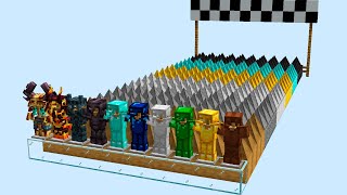 which minecraft armor is stronger vs spikes [upl. by Sixel]