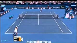 Madison Keys vs Tamira Paszek 2013 AO Highlights [upl. by Acsecnarf389]