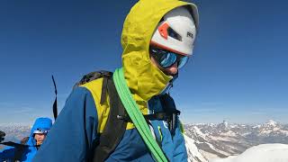 Climbing to Capanna Margherita hut  Highest hut in Europe [upl. by Martz]