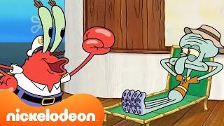 SpongeBob  Thaddäus bricht seine Knochen  NEUE Folgen und die lustigsten Momente  Nickelodeon [upl. by Alleinnad]