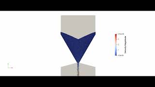 Simulation of hopper discharge [upl. by Anot]