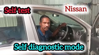 Nissan self test  Nissan hidden featur  Nissan self test diagnostic mode [upl. by Ydur]