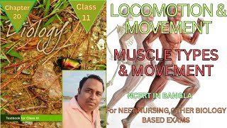 Locomotion and movementMuscle types and movement class 11  NEET Harunbiozone [upl. by Yanetruoc]