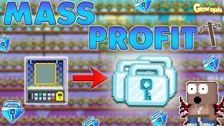 Easy Mass Profit from Making Display Box  Growtopia [upl. by Abrahamsen]