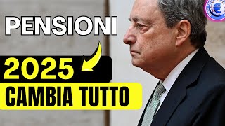 PENSIONI ARRIVA IL 2025 E CAMBIERÀ TUTTO ADEGUAMENTO DEI REQUISITI ETÀ PENSIONABILE QUALI AUMENTI [upl. by Mw449]