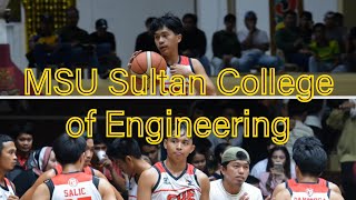 MSU Sultans  COLLEGE of Engineering basketball Intramurals  last quarter SemiFinals [upl. by Adlin]