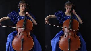 Bloch Prayer arranged for Cello Duet by Melanie Ellison [upl. by Towers]