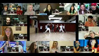 Stray Kids  Domino Dance Practice Reaction Mashup [upl. by Julie502]