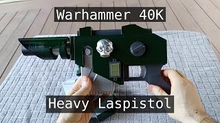 Heavy Laspistol Warhammer 40k Cosplay Prop [upl. by Eetnahs]