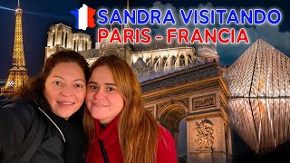 Sandra visitando la capital quotParísquot Francia 🤩✈️ [upl. by Drus]