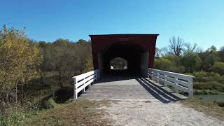 BRIDGES OF MADISON COUNTY  DRONE [upl. by Sillaw]