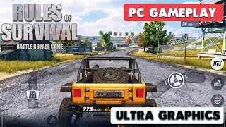 RULES OF SURVIVAL  PC GAMEPLAY  ULTRA GRAPHICS [upl. by Nadnal70]