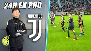 JE deviens FOOTBALLEUR PRO pendant 24H à la JUVENTUS  😲 Lancien club de Cristiano RONALDO [upl. by Zorah]