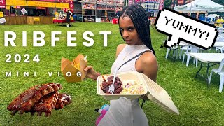 Torontos LARGEST Ribfest 2024 mini vlog [upl. by Steep]