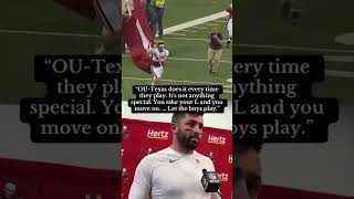 Baker Mayfield thinks flag planting is a part of college football via JennaLaineESPNX shorts [upl. by Eilahs771]