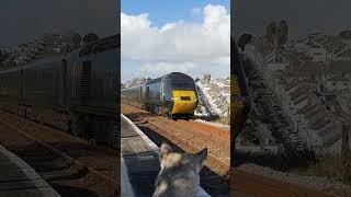 43092 amp 43098 at Dockyard Plymouth train castle hst gwr [upl. by Pat]