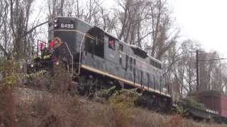 Christmas Tree Train  West Chester Railroad in HD [upl. by Waldack]