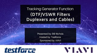 Tracking Generator Function DTFVSWR Filters Duplexers and Cables [upl. by Bull250]