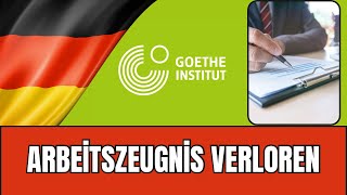 Goethe B2 Schreiben Teil 2 Beispiel und Tipps zu “Arbeitszeugnis verloren” [upl. by Nilhtac]