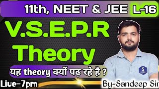 L16  Chap4  VSEPR theory  Class11  NEET amp JEE [upl. by Namielus]