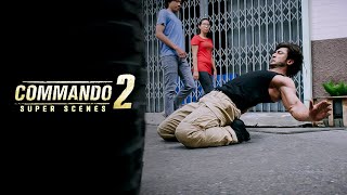 Commando 2 Super Scene  Uska pass kuchnakuch tricks toh hoinga hi  Vidyut Jammwal  Adah Sharma [upl. by Swayder]