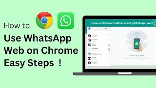 How To Use WhatsApp Web On Chrome  EVERYTHING YOU NEED TO KNOW [upl. by Dalli]