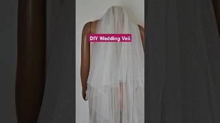 DIY Wedding Veil diy weddingveil bridalveil viralshorts [upl. by Onaled]