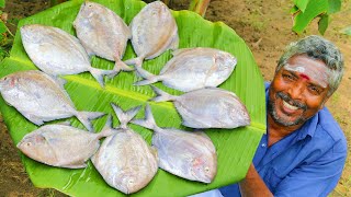 MEEN POLLICHATHU  FISH FRY IN BANANA LEAF  KERALA SPECIAL FISH FRY  KARIMEEN FRY  FARMER COOKING [upl. by Ititrefen]