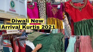 Pothys Diwali Sale All New Kurtis Collections 2021  Pothys New Arrivals  11offers Vlog in tamil [upl. by Bordy]