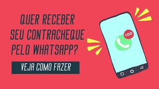 RH Bahia  Veja como receber seu contracheque no WhatsApp [upl. by Rasaec]