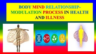 BODY MIND RELATIONSHIP MODULATING PROCESS IN HEALTH AND ILLNESS   Applied psychology for Nursing [upl. by Auqemahs]