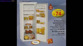 Refrigeradores de 116 a 294 litros do ano de 2004 [upl. by Lanor]