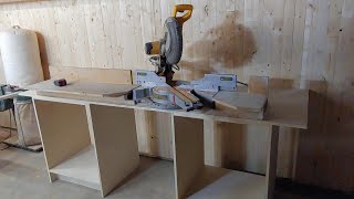 expanding the shop with custom miter saw station [upl. by Claudette683]