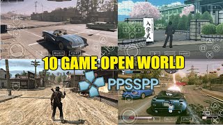 10 Game PPSSPP Terbaik Open World Ukuran Kecil Di HP Android [upl. by Aekin]